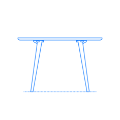 Furniture Dining Tables Floyd Table Round Stencil Svg Vector, Free Vectors File